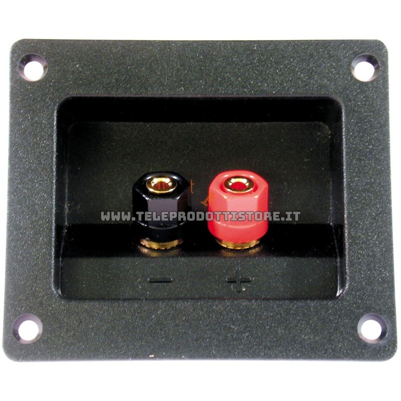 Vaschetta porta terminali a vite banana da incasso contatti dorati isolati morsettiera rettangolare