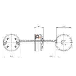B&C DE12TC Driver 1" 60 W 8 ohm 105 dB tweeter DE12TC-8