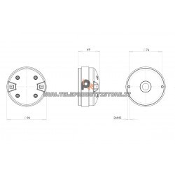B&C DE14 Driver 1" 60 W 8 ohm 105 dB tweeter DE14-8