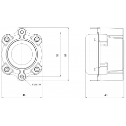 B&C DH350 Driver 1" 30 W 8 ohm 108 dB tweeter DH350-8