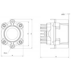 B&C DH350H Driver 1" 60 W 8 ohm 108 dB tweeter neodimio DH350H-8