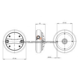 B&C DE610 Driver 1.4" 160 W 8 ohm 108 dB tweeter DE610-8
