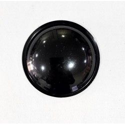 Cupola parapolvere 25 mm. plastica ABS nero lucido copripolvere per woofer altoparlante