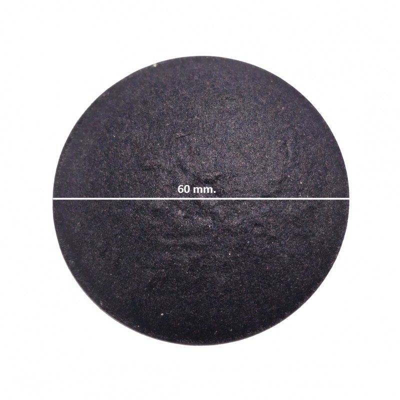Cupola parapolvere 60 mm. copripolvere polpa di cellulosa per woofer altoparlante