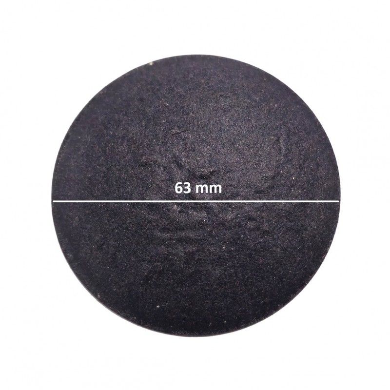Cupola parapolvere 63 mm. copripolvere polpa di cellulosa per woofer altoparlante