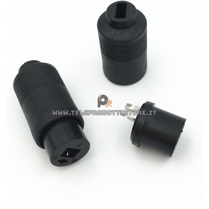 Connettore DIN punto e linea per altoparlanti presa femmina volante speaker