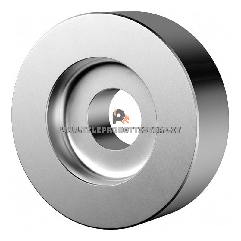 Adattatore 45 giri in alluminio per giradischi piatti vinile disco dischi