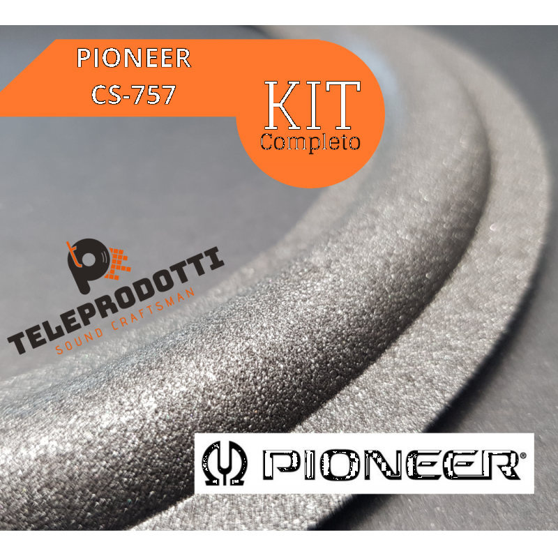 Pioneer CS-757 KIT Sospensioni di riparazione per woofer in foam bordo e colla CS757 CS 757
