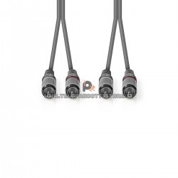 Cavo RCA stereo HIFI schermato di alta qualità 150 cm. 1,5 m