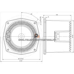 B&C Speakers 5NSM38 8 ohm Midrange altoparlante 5" neodimio 220W 5NSM38-8