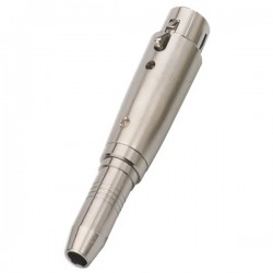 NTA-110 Adattatore jack mono femmina 6,3 mm su XLR femmina canon
