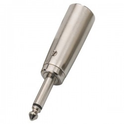 NTA-111 Adattatore jack mono maschio 6,3 mm su XLR maschio canon
