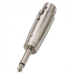NTA-117 Adattatore jack mono maschio 6,3 mm su XLR femmina canon