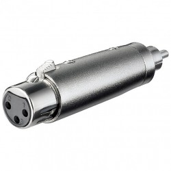 NTA-119 Adattatore RCA maschio su XLR femmina canon