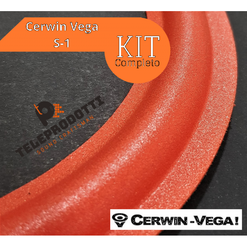 Cerwin Vega S1 KIT Sospensioni di riparazione per woofer in foam bordo e colla