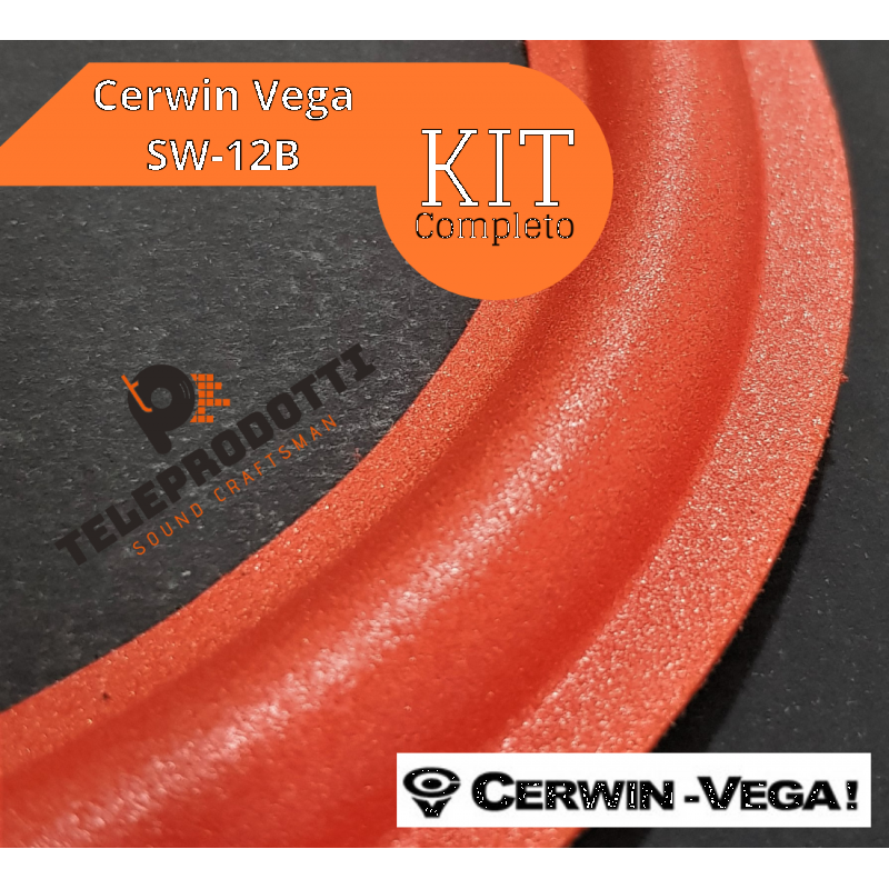Cerwin Vega SW-12B KIT Sospensioni di riparazione per woofer in foam bordo e colla