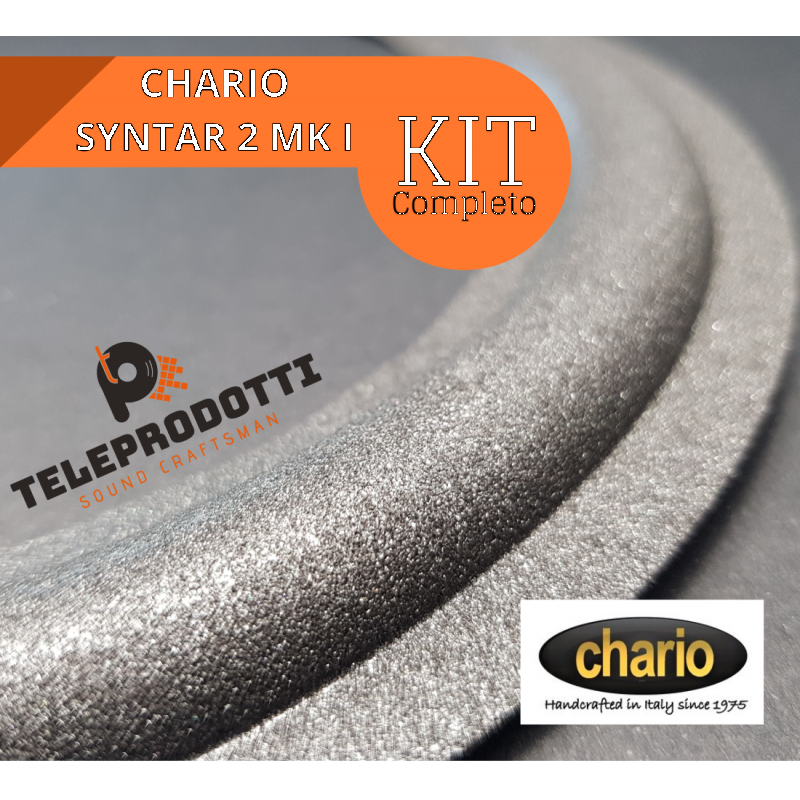 CHARIO Syntar 2 MK2 MK1 KIT Sospensioni di riparazione per woofer in foam bordo e colla