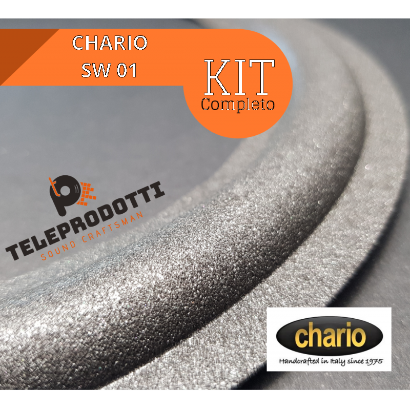 CHARIO SW01 KIT Sospensione di riparazione per sub woofer in foam bordo e colla SW 01