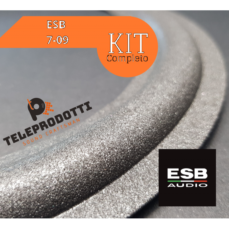 ESB 7/09 KIT Sospensioni di riparazione per woofer in foam bordo e colla 7-09