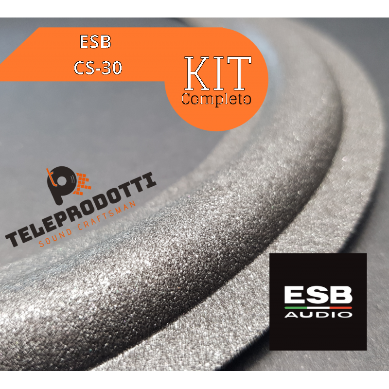 ESB CS-30 KIT Sospensioni di riparazione per woofer in foam bordo e colla CS30 CS 30