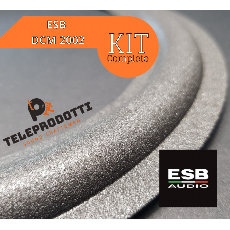 ESB DCM2002 KIT Sospensioni di riparazione per woofer in foam bordo e colla DCM 2002 DCM-2002