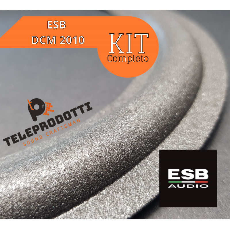 ESB DCM2010 KIT Sospensioni di riparazione per subwoofer in foam bordo e colla DCM 2010 DCM-2010