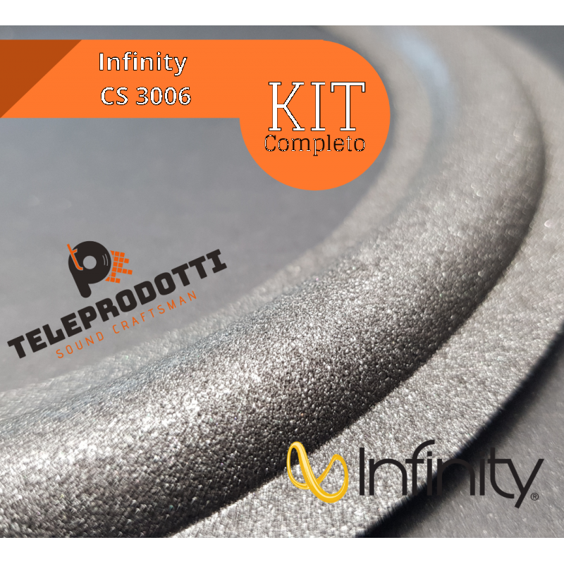INFINITY CS3006 KIT Sospensioni di riparazione per woofer in foam bordo e colla CS 3006 CS-3006