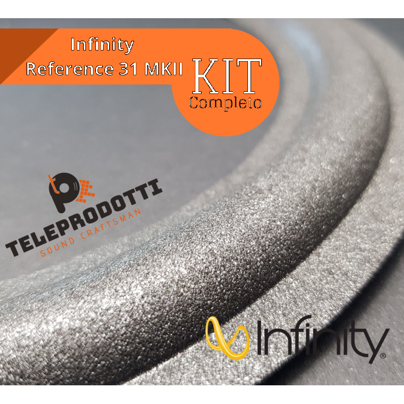 Infinity Reference 31 MKII KIT Sospensioni di riparazione per woofer in foam bordo e colla MK2