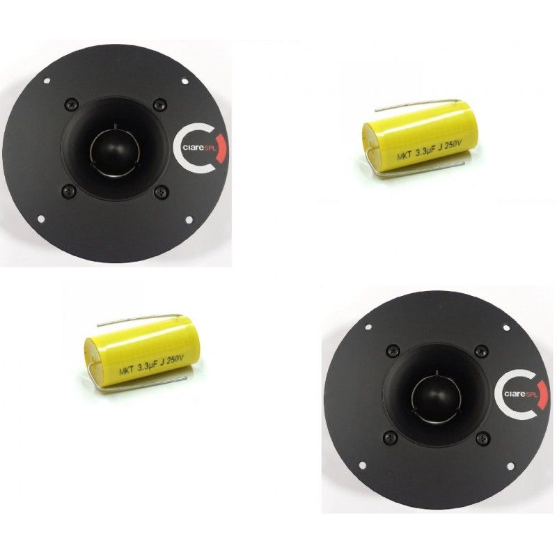 CT382 Ciare coppia di tweeter 400W SPL da auto 6 Ohm CT-382 CT382