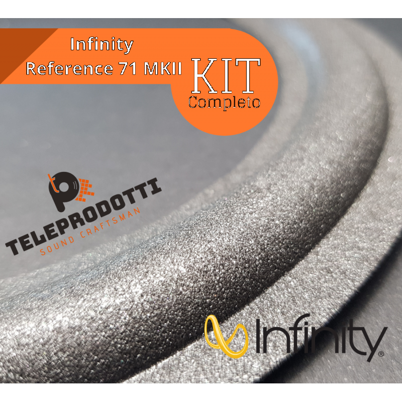 Infinity Reference 71 MKII KIT Sospensioni di riparazione per woofer e midrange in foam bordo e colla MK2