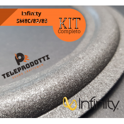 INFINITY SM 80 82 85 KIT Sospensioni di riparazione per woofer in foam bordo e colla SM80 SM82 SM85 8"