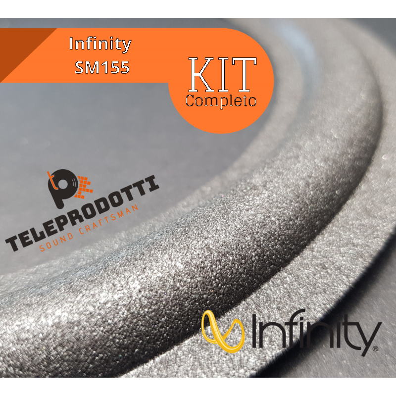 INFINITY SM-155 KIT Sospensioni di riparazione per woofer in foam bordo e colla SM 155 SM155