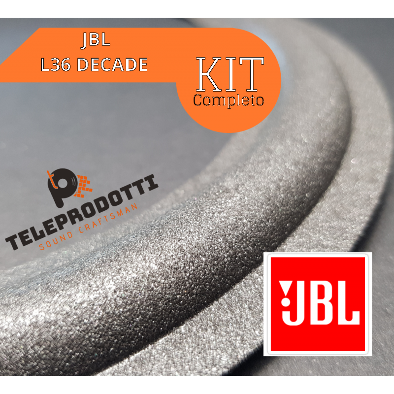 JBL L36 DECADE KIT Sospensioni di riparazione per woofer in foam bordo e colla