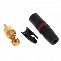 Neutrik NYS373-2 Connettore spinotto spina RCA maschio rean placcato oro