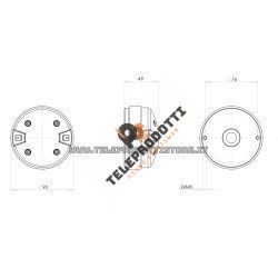FBT PROMaxX110A PRO MaxX 110 Driver di ricambio tweeter completo B&C DE12