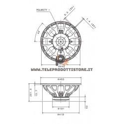 18FH510-8 FaitalPRO Woofer ferrite 18" 600 W 98 dB 8 Ohm