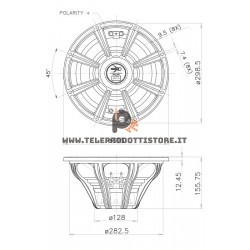 12FH520-8 FaitalPRO Woofer neodimio 12" 600 W 98 dB 8 Ohm