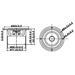 W3-871SC TB-Speakers Tang Band Full Range 3" 8 ohm W3 871 SC alluminio TB Speakers