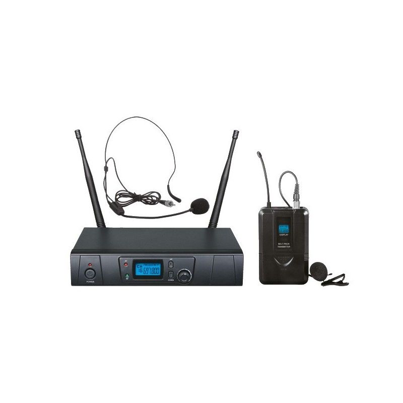 TXZZ601 Zzipp set radiomicrofono wireless ad archetto uhf 16ch