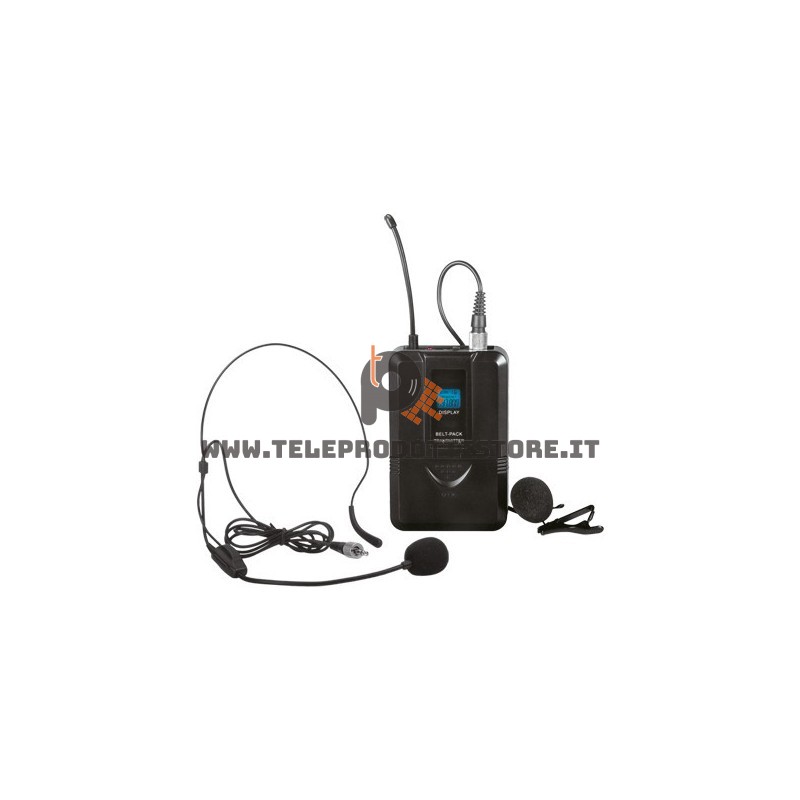 TXZZ6PT Zzipp bodypack con archetto per serie TXZZ6 ricambio radiomicrofono