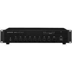 PA-324 Monacor AMPLIFICATORE mixer 100V 240W PA mono 3 ingressi MIC