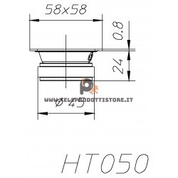 HT050 Ciare tweeter a cono in carta 58mm 8Ohm HT-050 HT 050
