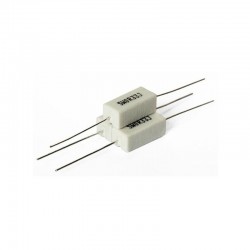 Jantzen Audio Resistore ceramico 0.22 Ohm 5W a filo resistenza per filtro crossover