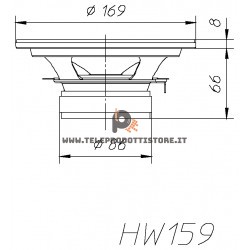 HW159  Ciare woofer 6,5'' 165mm 8Ohm 150W HW 159 HW-159 16 cm