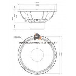 18iD Eighteen Sound Altoparlante woofer Subwoofer 1800W 18"