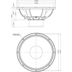 18NLW9601 Eighteen Sound Altoparlante Subwoofer 1800W 18" 18Sound