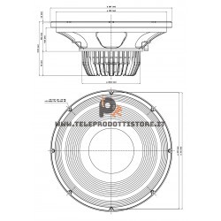 15NLW9300 Eighteen Sound Altoparlante woofer Subwoofer 1000W 15"