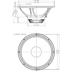 15ND930 Eighteen Sound Altoparlante woofer Subwoofer 500W 15" 18Sound