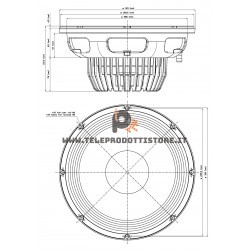 12NLW9300 Eighteen Sound Altoparlante Woofer 800W 12"