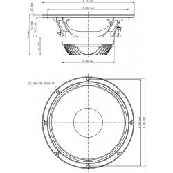 12ND830 Eighteen Sound Altoparlante Woofer 450W 12" 18Sound